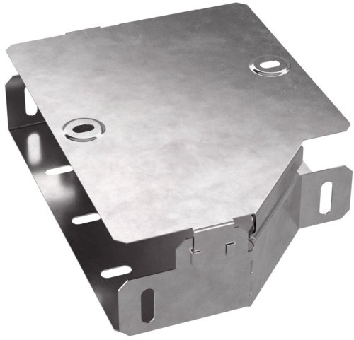 Переходник левый для лотка с крышкой Промрукав Стандарт 200х150х50 фото Переходник левый для лотка с крышкой Промрукав Стандарт 200х150х50 картинка